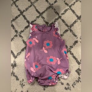 Next Direct Purple Floral Baby One-Piece